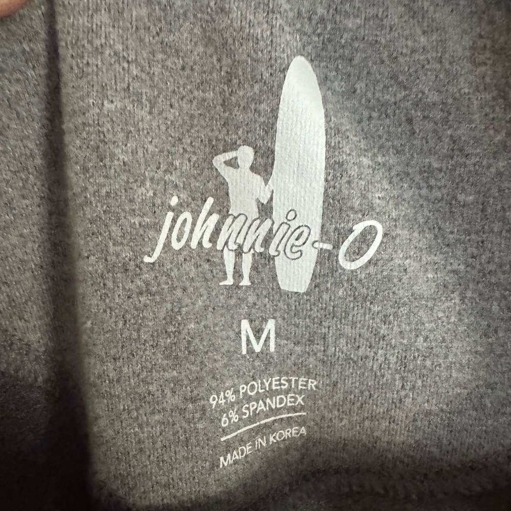 Johnnie-O Gray Men's Quarter Zip